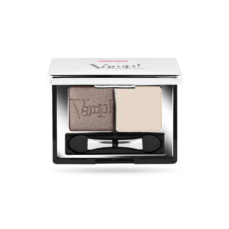 Vamp! Compact Duo Eyeshadow - 006 Brown Vanilla by Pupa Milano for Women - 0.078 oz Eye Shadow