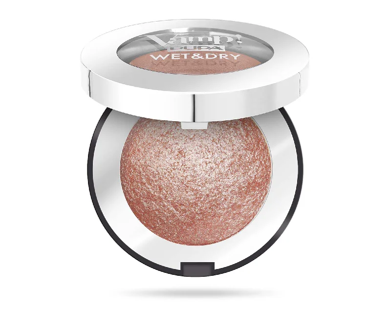 Vamp! Wet and Dry Baked Eyeshadow - 103 Rose Gold by Pupa Milano for Women - 0.035 oz Eye Shadow