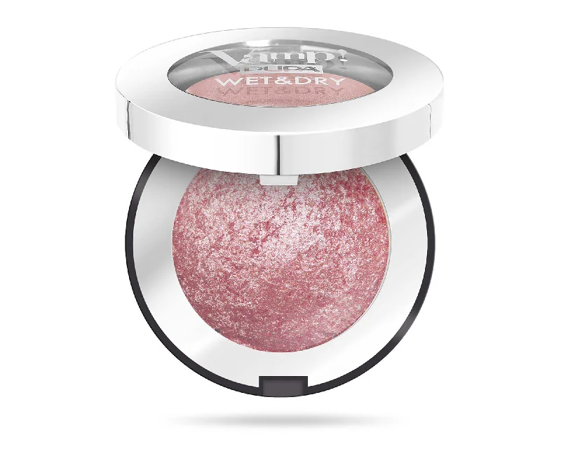 Vamp! Wet and Dry Baked Eyeshadow - 202 Barbie Girl by Pupa Milano for Women - 0.035 oz Eye Shadow