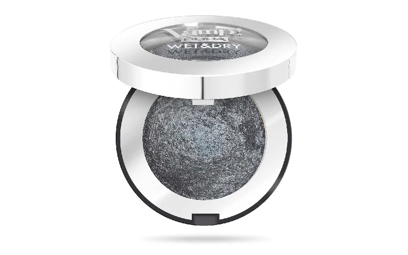 Vamp! Wet and Dry Baked Eyeshadow - 305 Anthracite Grey by Pupa Milano for Women - 0.035 oz Eye Shado